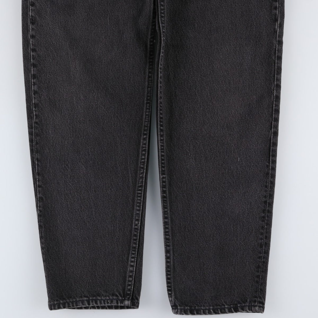 90'S Levi's 550-0260 Black Denim Tapered Denim Pants Made in USA Men's W33 Vintage cotton black type Vintage Second Hand