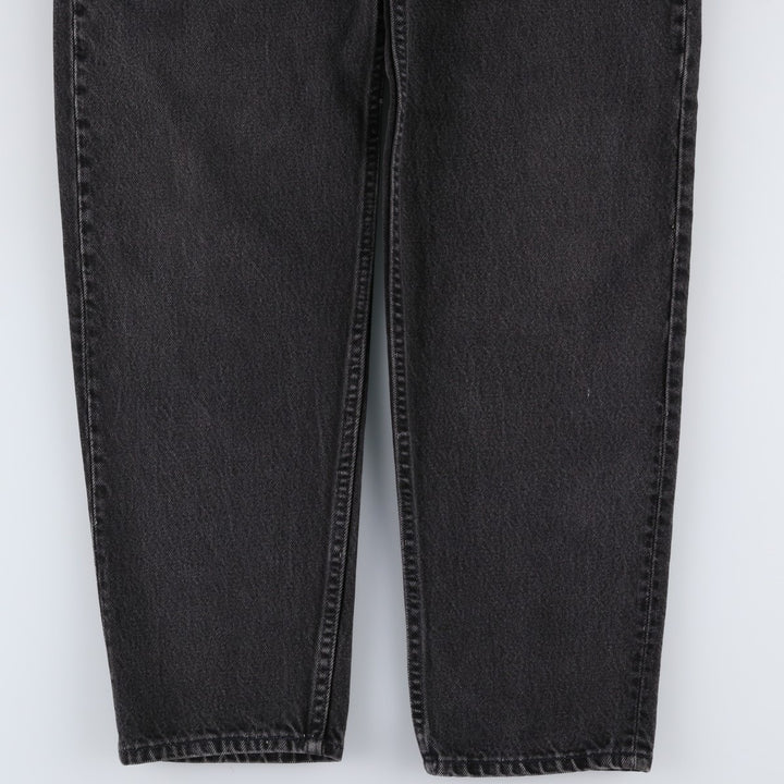90'S Levi's 550-0260 Black Denim Tapered Denim Pants Made in USA Men's W33 Vintage cotton black type Vintage Second Hand