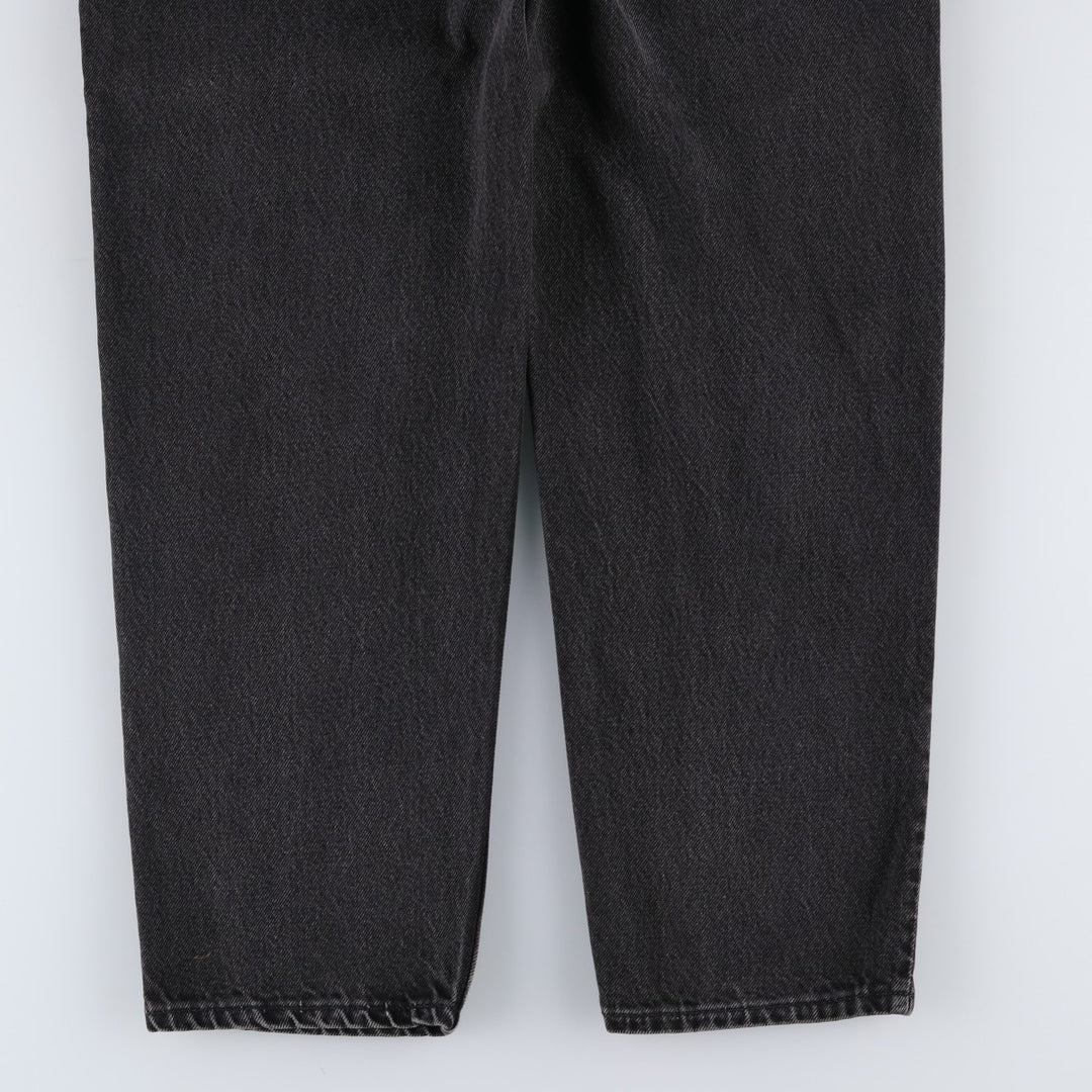 90'S Levi's 550-0260 Black Denim Tapered Denim Pants Made in USA Men's W33 Vintage cotton black type Vintage Second Hand