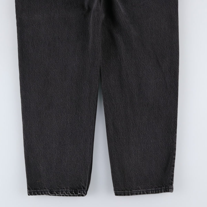 90'S Levi's 550-0260 Black Denim Tapered Denim Pants Made in USA Men's W33 Vintage cotton black type Vintage Second Hand