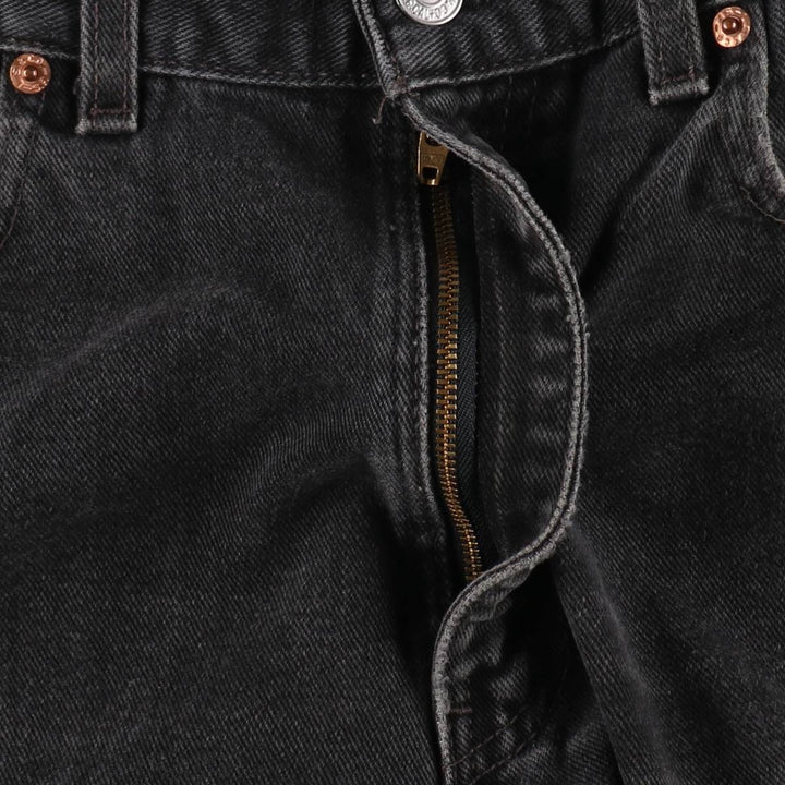 00'S Levi's 550 Relaxed Fit Black Denim Tapered Denim Pants Made in USA Men's W34 cotton black type Vintage Second Hand