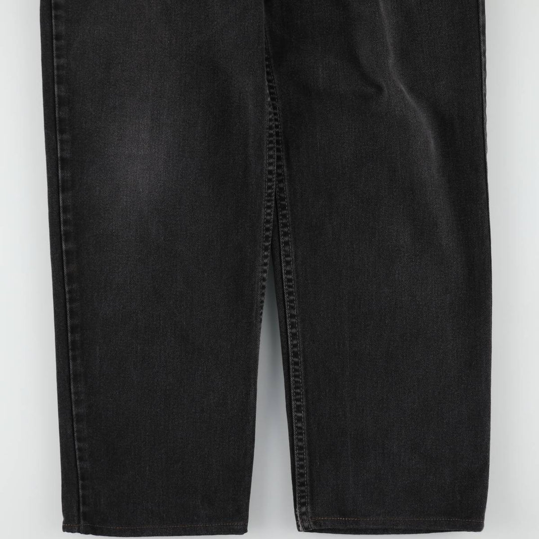 00'S Levi's 550 Relaxed Fit Black Denim Tapered Denim Pants Made in USA Men's W34 cotton black type Vintage Second Hand