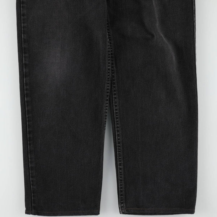 00'S Levi's 550 Relaxed Fit Black Denim Tapered Denim Pants Made in USA Men's W34 cotton black type Vintage Second Hand