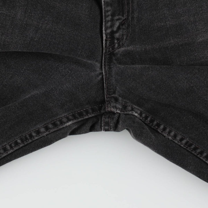 00'S Levi's 550 Relaxed Fit Black Denim Tapered Denim Pants Made in USA Men's W34 cotton black type Vintage Second Hand