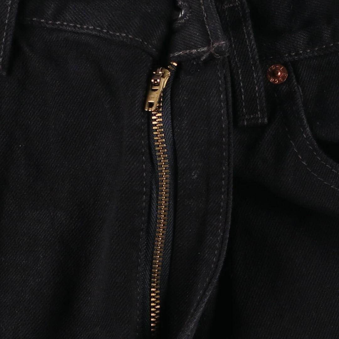 90s-00'S Levi's 550 Relaxed Fit Black Denim Tapered Jeans, Made in USA, Men's W36 (approx.) cotton black type Vintage Second Hand