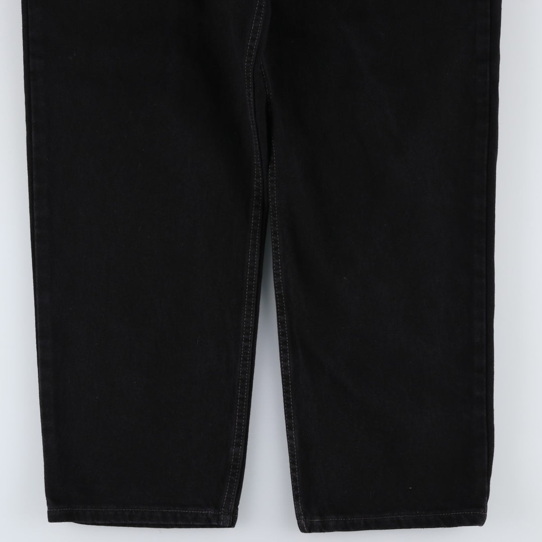 90s-00'S Levi's 550 Relaxed Fit Black Denim Tapered Jeans, Made in USA, Men's W36 (approx.) cotton black type Vintage Second Hand