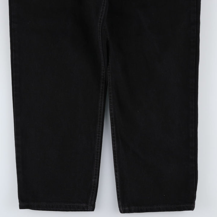 90s-00'S Levi's 550 Relaxed Fit Black Denim Tapered Jeans, Made in USA, Men's W36 (approx.) cotton black type Vintage Second Hand