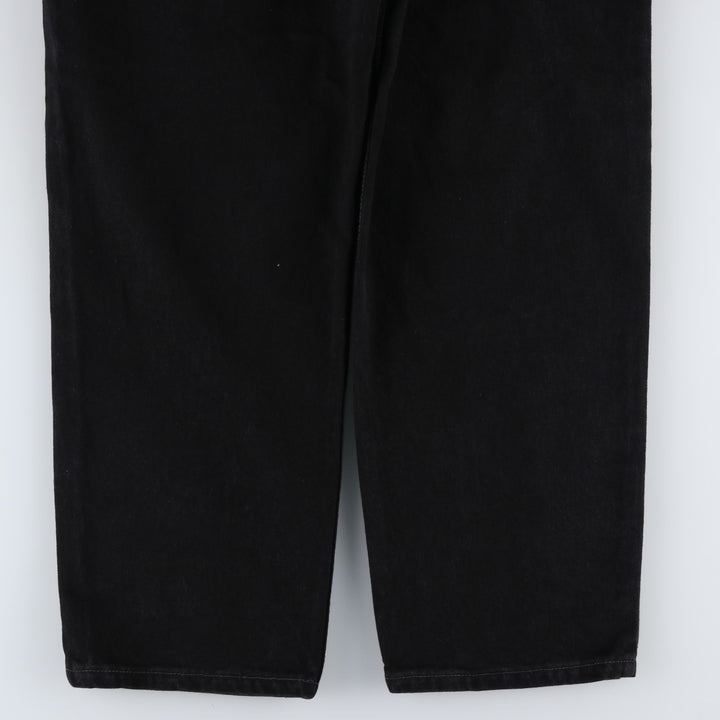 90s-00'S Levi's 550 Relaxed Fit Black Denim Tapered Jeans, Made in USA, Men's W36 (approx.) cotton black type Vintage Second Hand