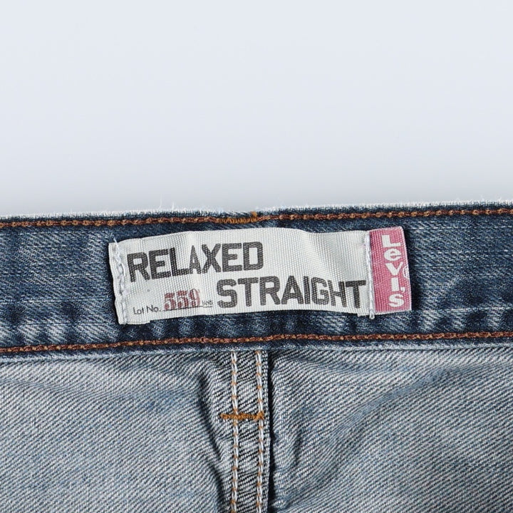 Levi's 559 RELAXED STRAIGHT straight denim pants for men, size w34 cotton blue type Vintage Second Hand