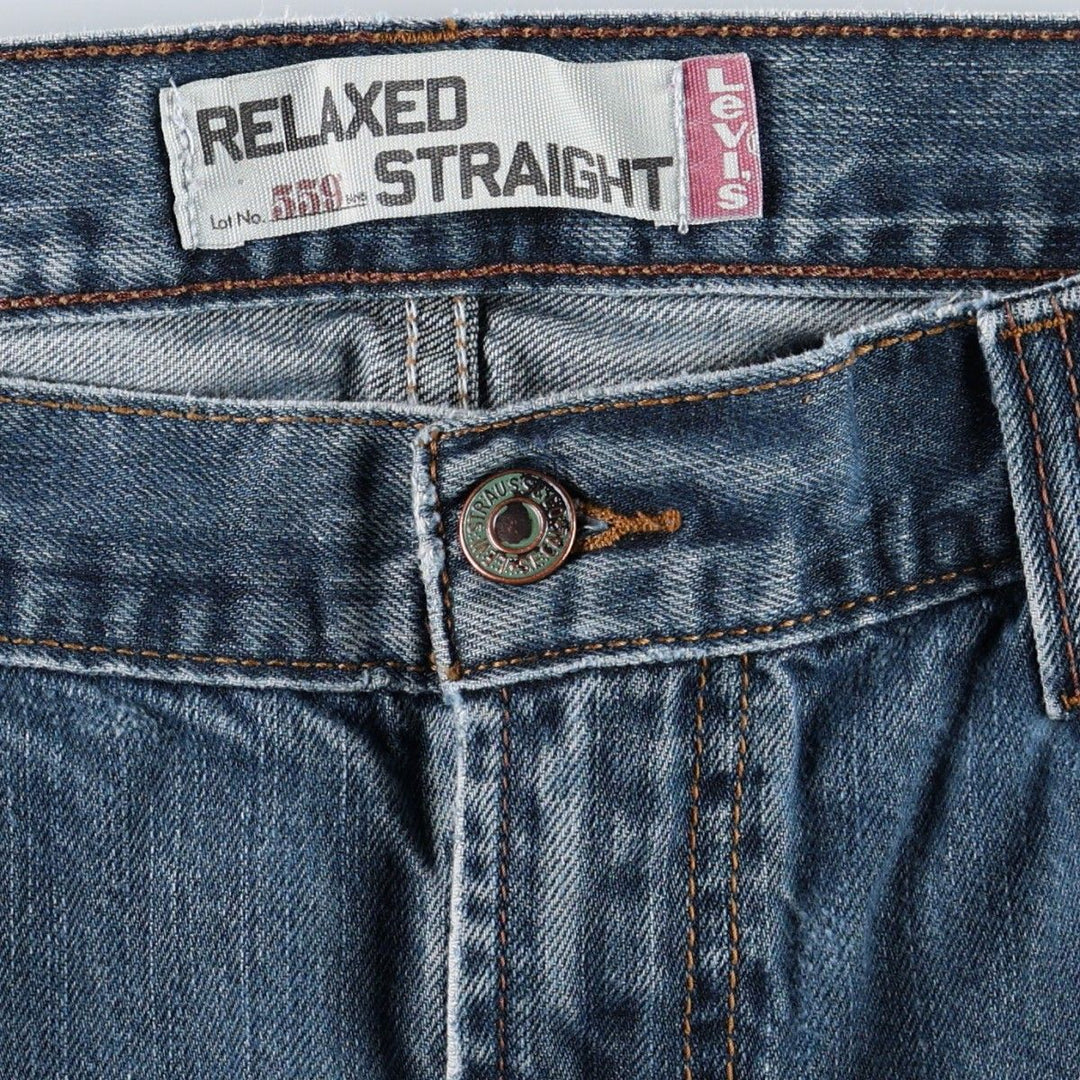 Levi's 559 RELAXED STRAIGHT straight denim pants for men, size w34 cotton blue type Vintage Second Hand