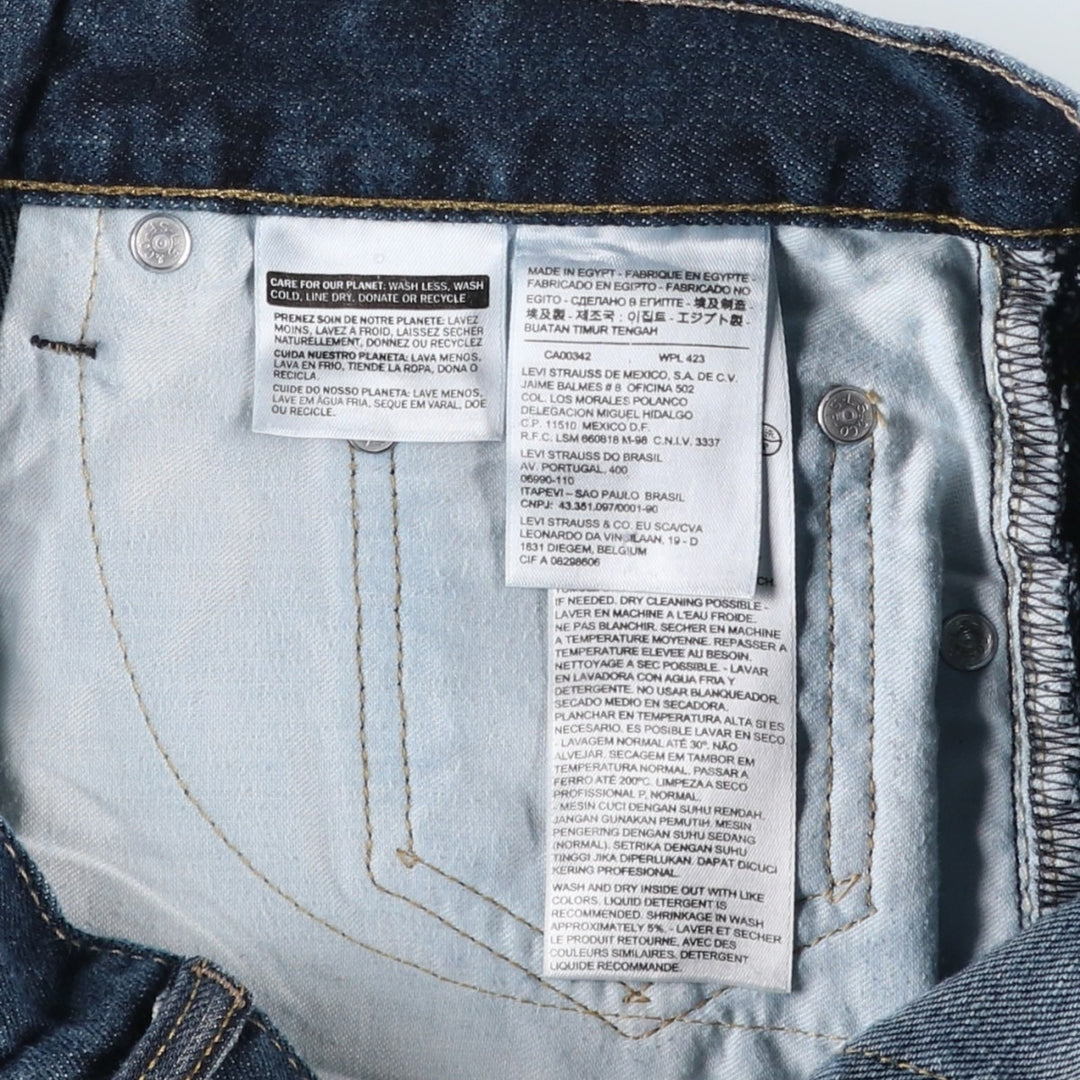 Levi's 559 straight denim pants for men, size W35 cotton blue type Vintage Second Hand