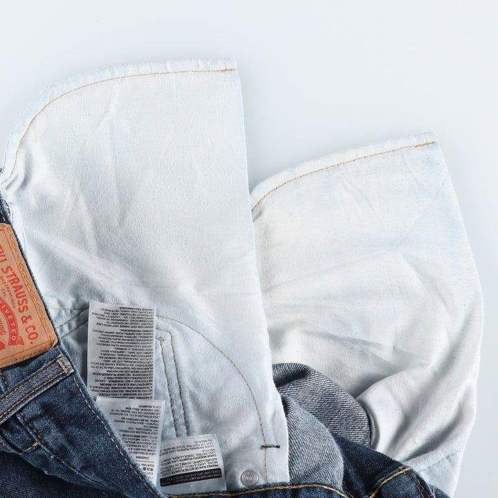 Levi's 559 straight denim pants for men, size W35 cotton blue type Vintage Second Hand