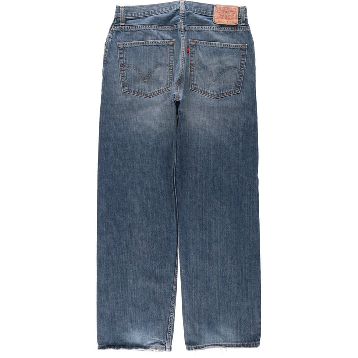 Levi's 569 LOOSE STRAIGHT straight denim pants for men, size w34 cotton blue type Vintage Second Hand
