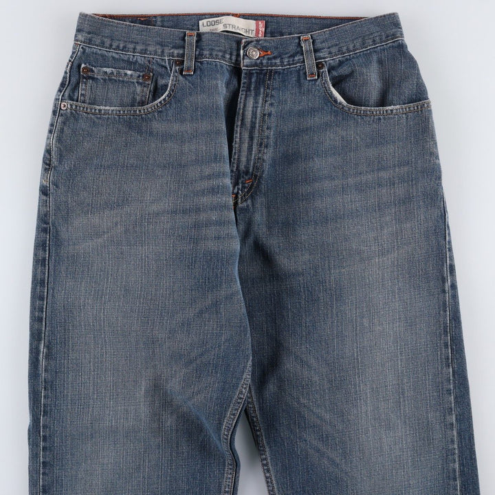 Levi's 569 LOOSE STRAIGHT straight denim pants for men, size w34 cotton blue type Vintage Second Hand