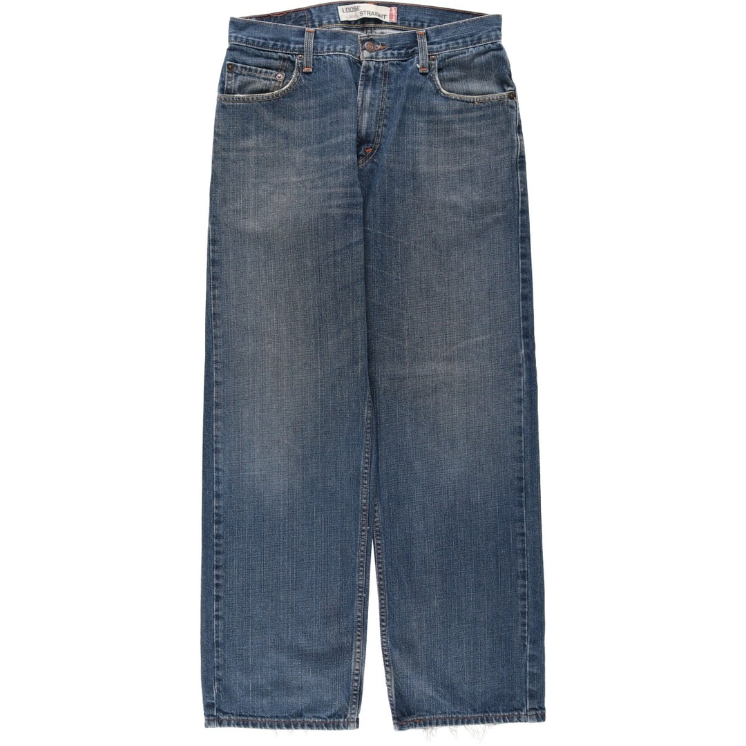 Levi's 569 Loose Straight Denim Pants, Men's Size W31 (approx.) cotton blue type Vintage Second Hand