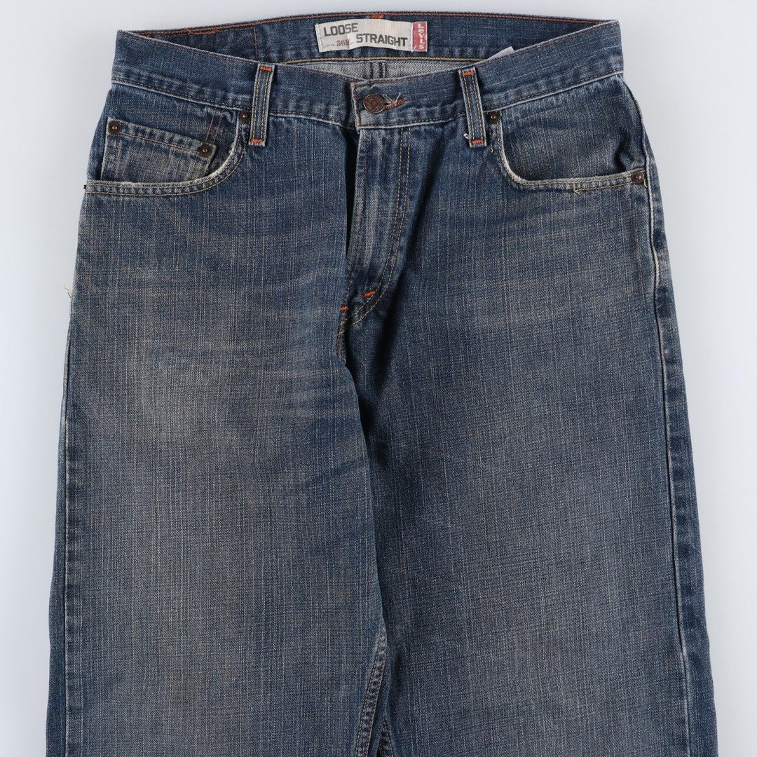 Levi's 569 Loose Straight Denim Pants, Men's Size W31 (approx.) cotton blue type Vintage Second Hand