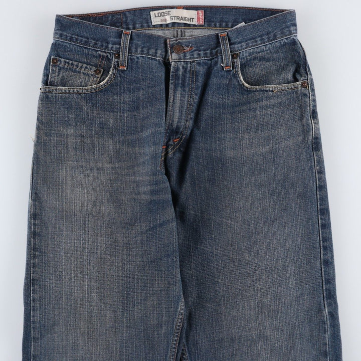 Levi's 569 Loose Straight Denim Pants, Men's Size W31 (approx.) cotton blue type Vintage Second Hand
