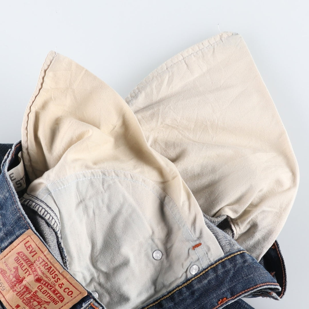 Levi's 569 Loose Straight Denim Pants, Men's Size W31 (approx.) cotton blue type Vintage Second Hand