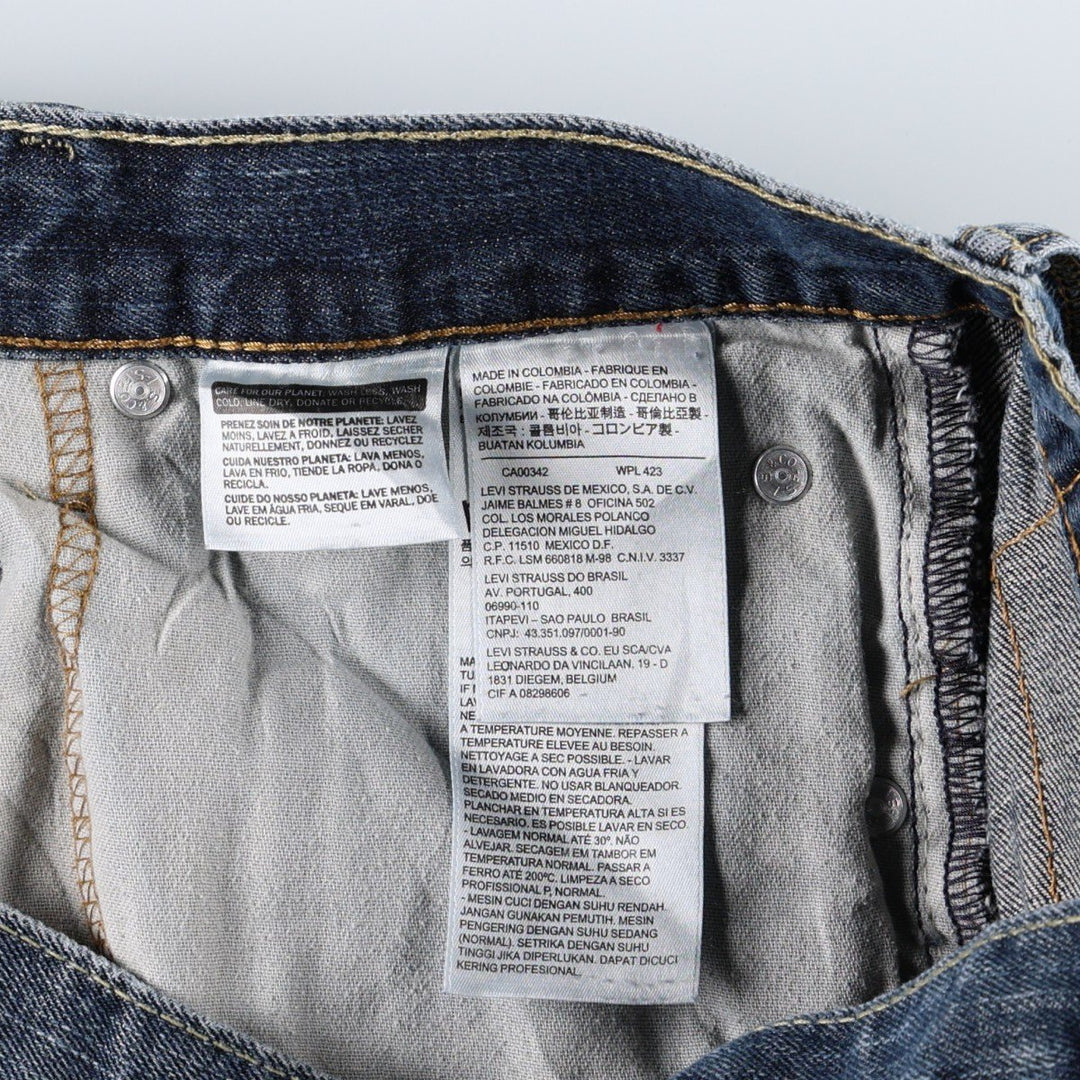 Levi's 569 Straight Denim Pants, Men's W38 (approx.) cotton blue type Vintage Second Hand