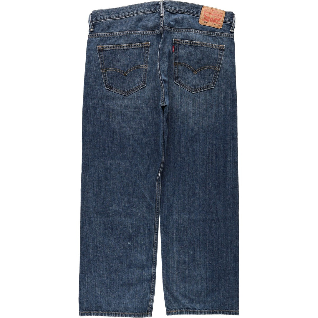 Levi's 569 Straight Denim Pants, Men's, Size W39 cotton blue type Vintage Second Hand