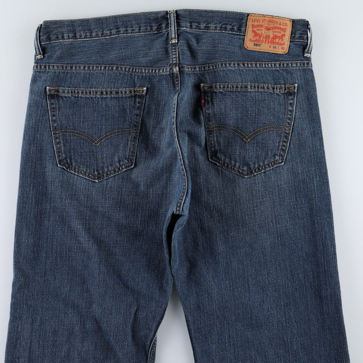 Levi's 569 Straight Denim Pants, Men's, Size W39 cotton blue type Vintage Second Hand