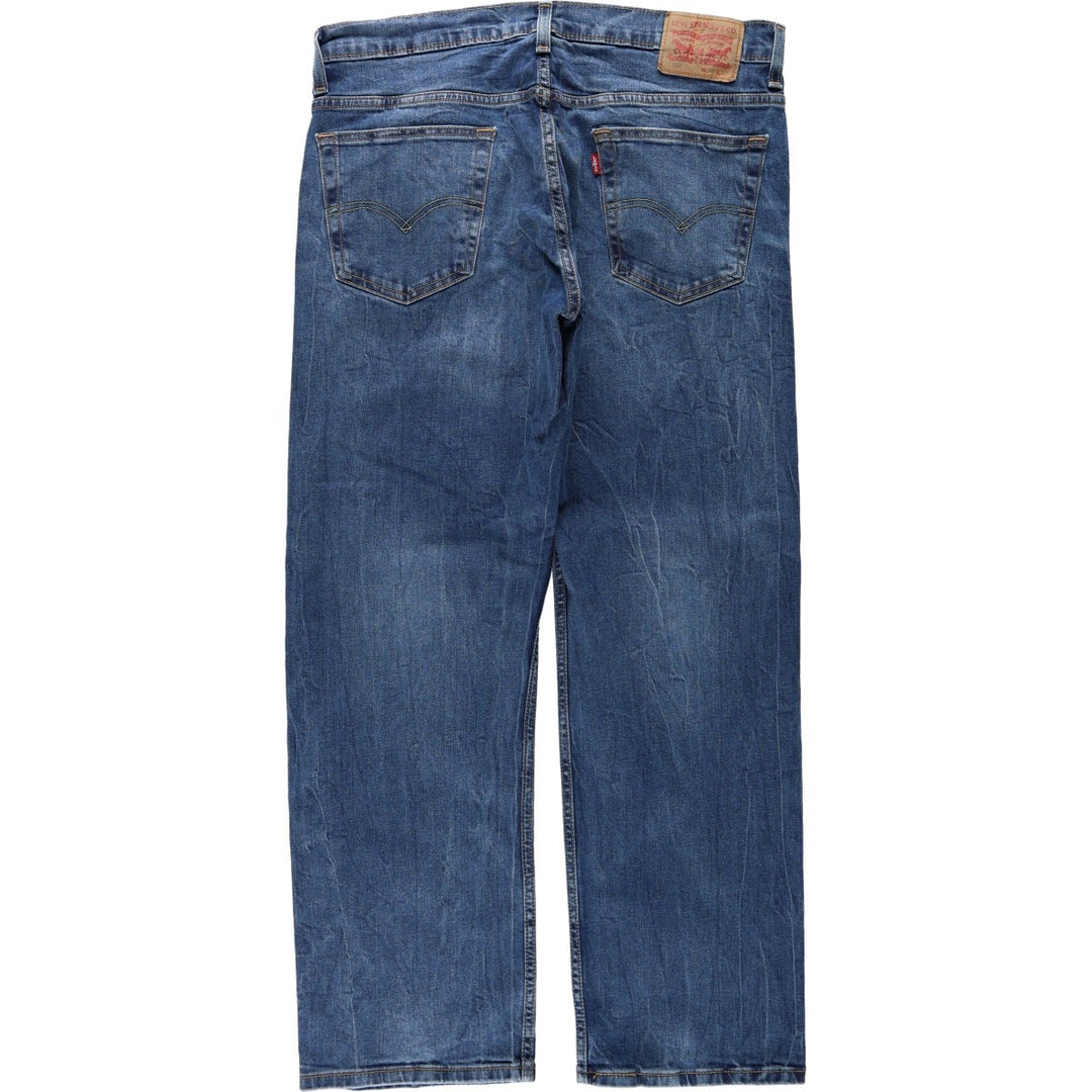 Levi's 569 straight denim pants for men, size W37 cotton blue type Vintage Second Hand