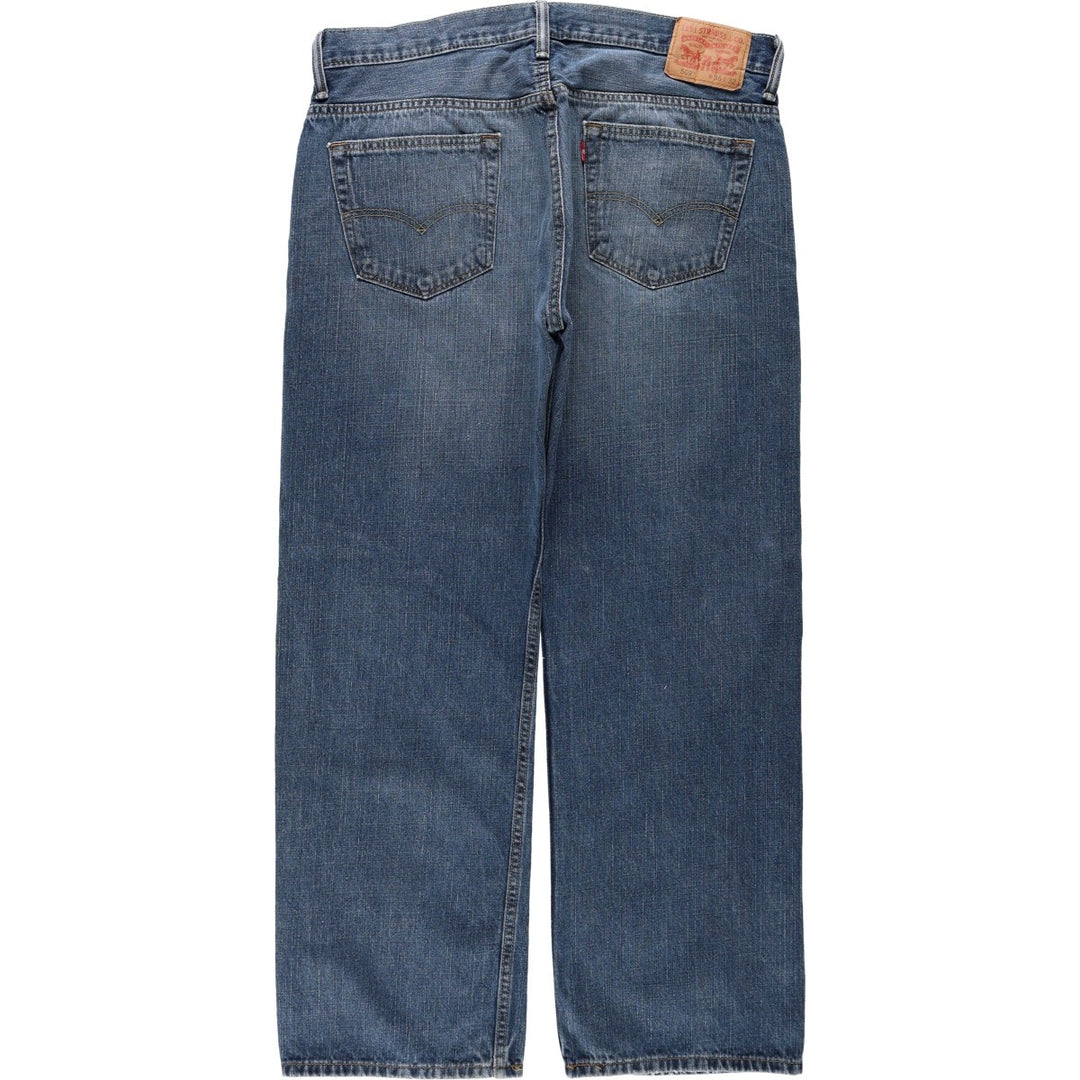 Levi's 569 straight denim pants for men, size W37 cotton blue type Vintage Second Hand