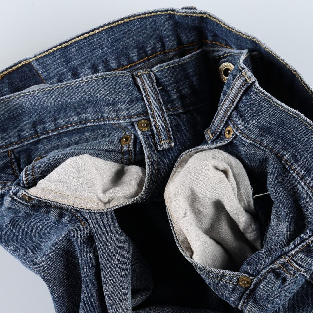 Levi's 569 straight denim pants for men, size W37 cotton blue type Vintage Second Hand