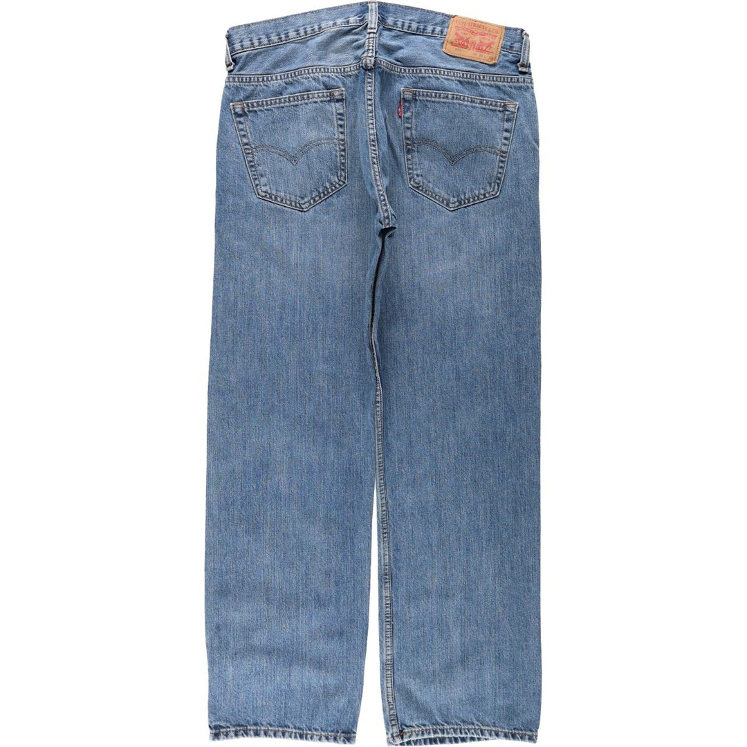 Levi's 569 straight denim pants for men, size W37 cotton blue type Vintage Second Hand