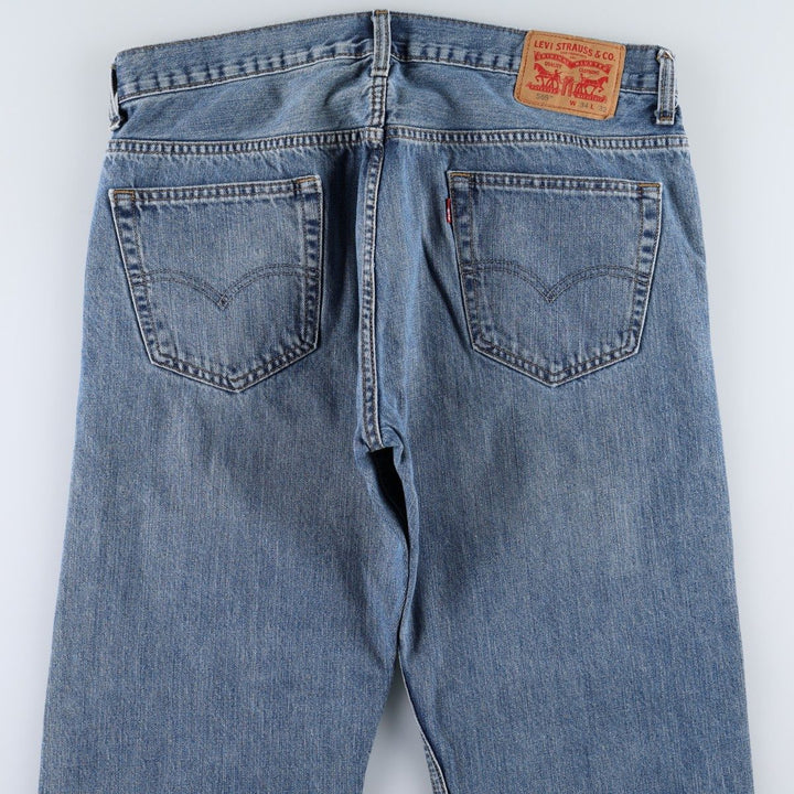 Levi's 569 straight denim pants for men, size W37 cotton blue type Vintage Second Hand