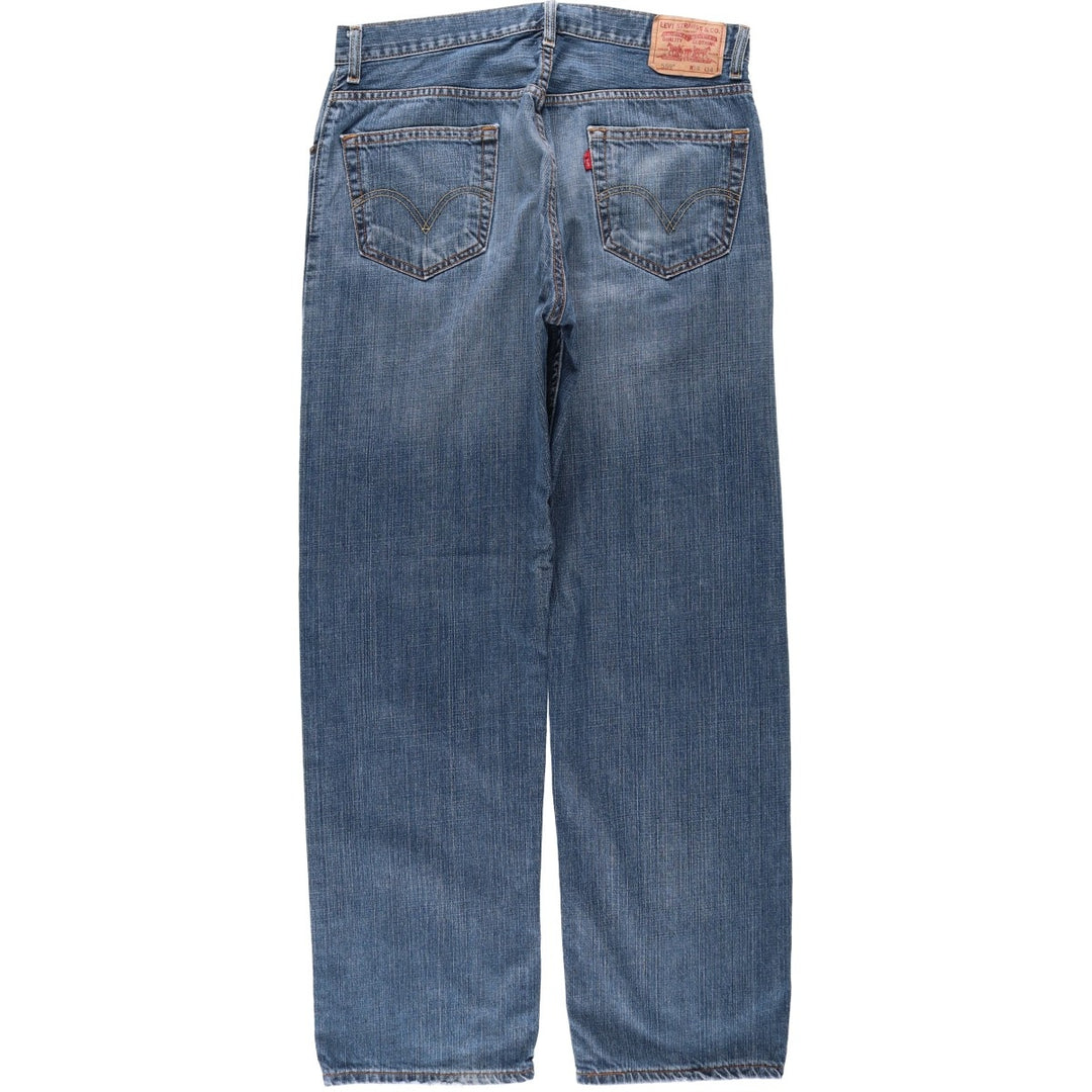 Levi's 559 RELAXED STRAIGHT straight denim pants for men, equivalent to w35 cotton blue type Vintage Second Hand