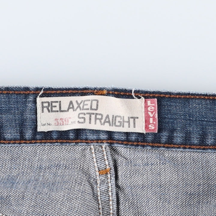 Levi's 559 RELAXED STRAIGHT straight denim pants for men, equivalent to w35 cotton blue type Vintage Second Hand