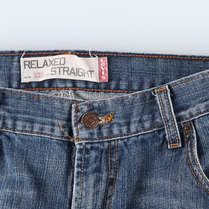 Levi's 559 RELAXED STRAIGHT straight denim pants for men, equivalent to w35 cotton blue type Vintage Second Hand