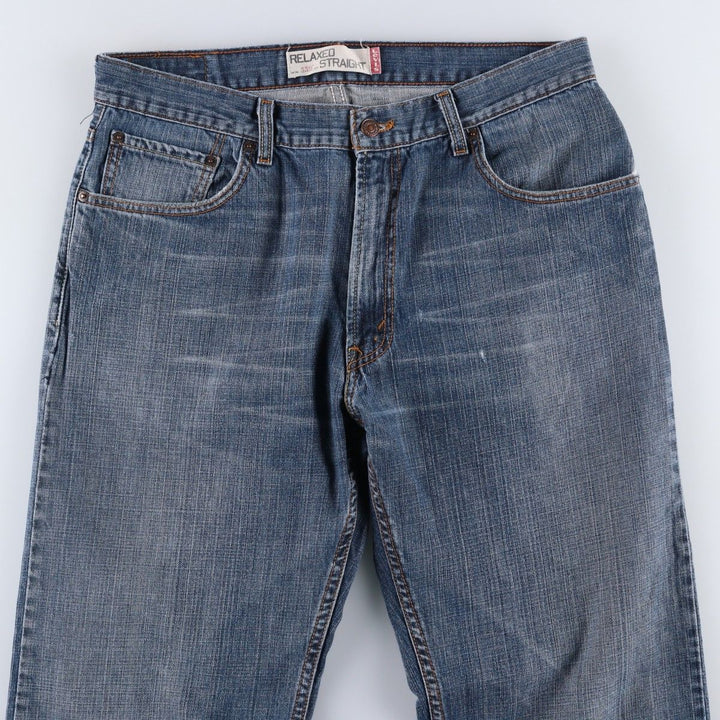 Levi's 559 RELAXED STRAIGHT straight denim pants for men, equivalent to w35 cotton blue type Vintage Second Hand