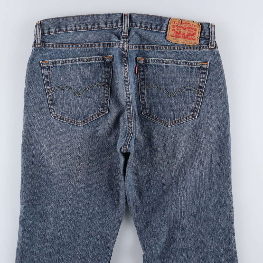 Levi's 559 straight denim pants for men, size W36 cotton blue type Vintage Second Hand