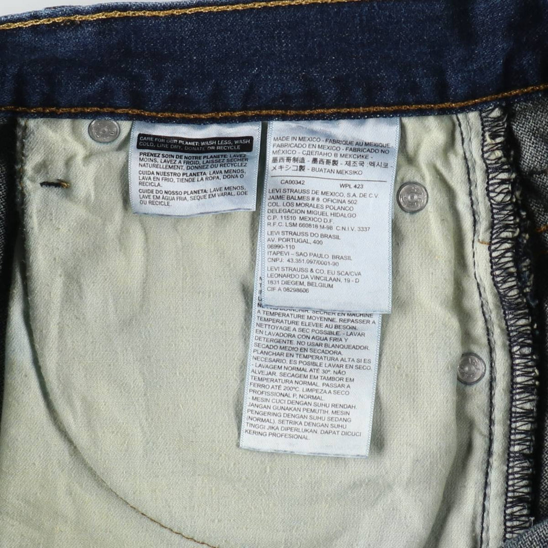 Levi's 569 straight denim pants for men, size W37 cotton blue type Vintage Second Hand