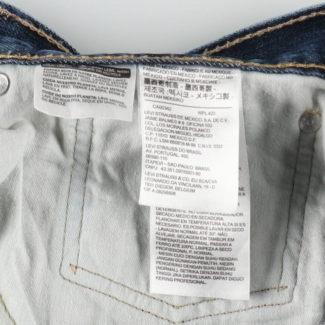 Levi's 559 straight denim pants for men, size W37 cotton blue type Vintage Second Hand
