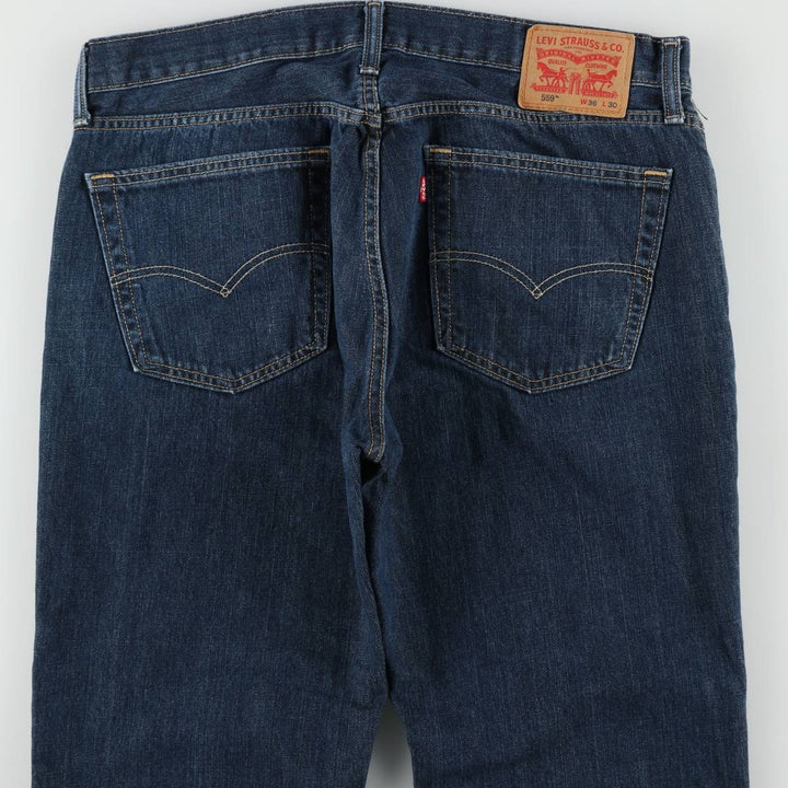 Levi's 559 straight denim pants for men, size W37 cotton blue type Vintage Second Hand
