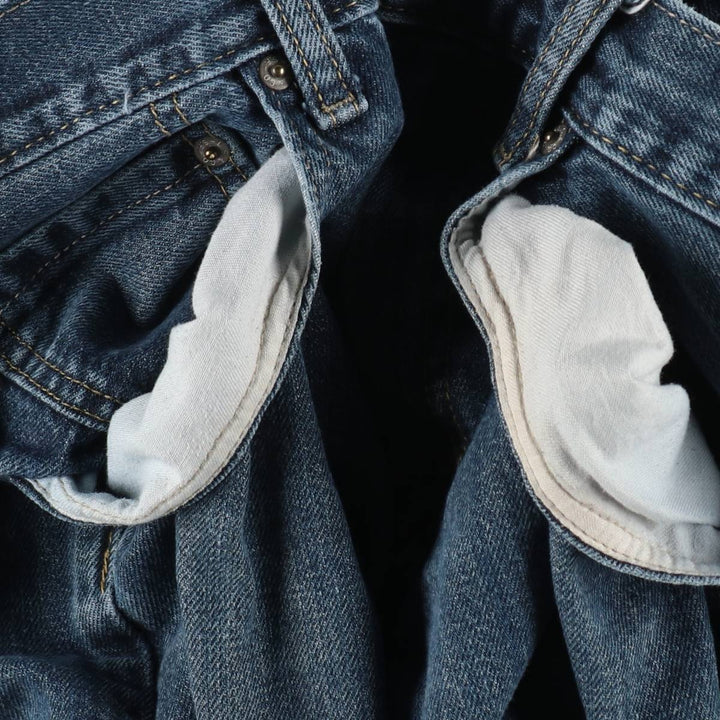Levi's 559 straight denim pants for men, size W34 cotton blue type Vintage Second Hand