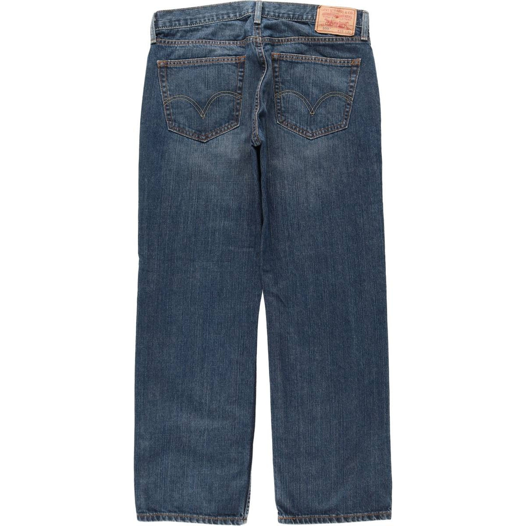 Levi's 559 RELAXED STRAIGHT straight denim pants for men, equivalent to w35 cotton blue type Vintage Second Hand