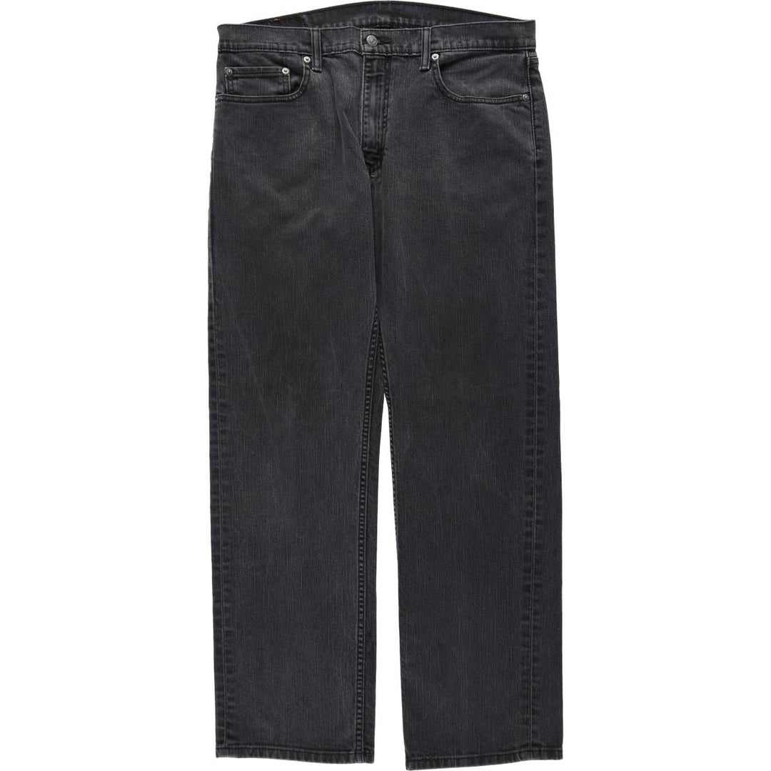 Levi's 559 Black Denim Straight Leg Jeans, Men's Size W37 (approx.) cotton black type Vintage Second Hand