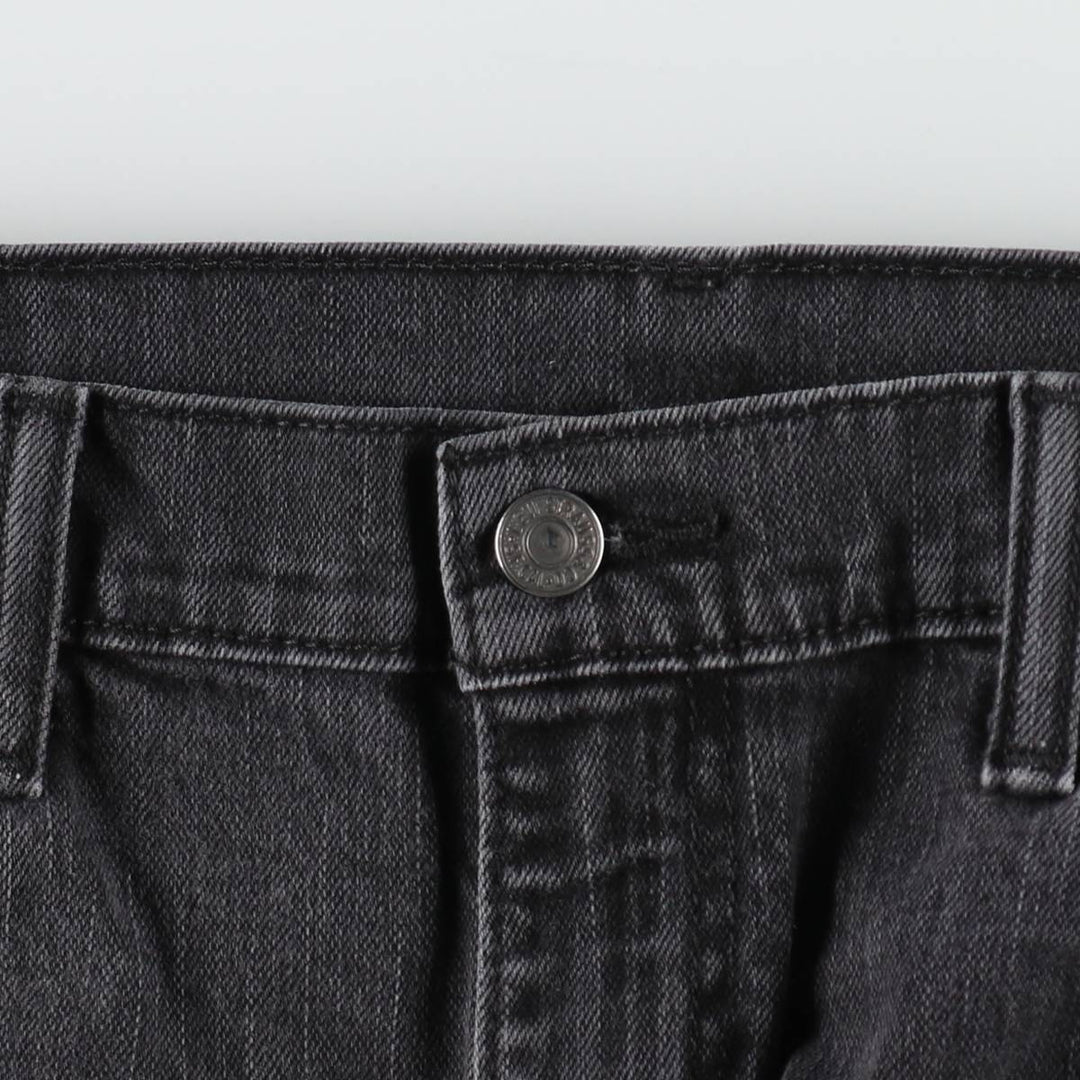 Levi's 559 Black Denim Straight Leg Jeans, Men's Size W37 (approx.) cotton black type Vintage Second Hand