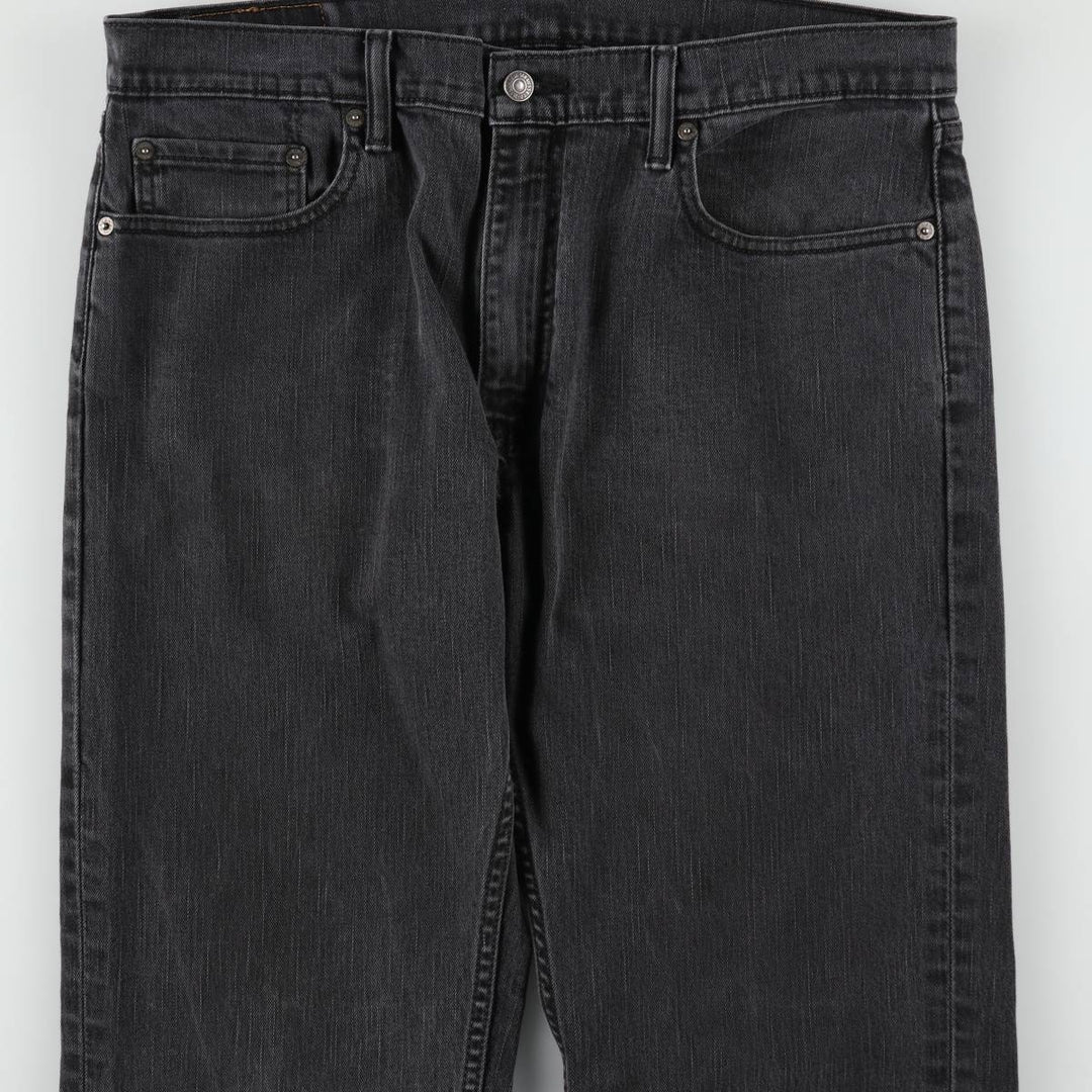 Levi's 559 Black Denim Straight Leg Jeans, Men's Size W37 (approx.) cotton black type Vintage Second Hand