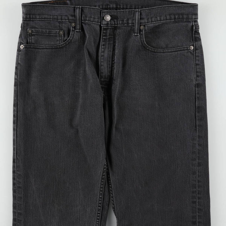 Levi's 559 Black Denim Straight Leg Jeans, Men's Size W37 (approx.) cotton black type Vintage Second Hand