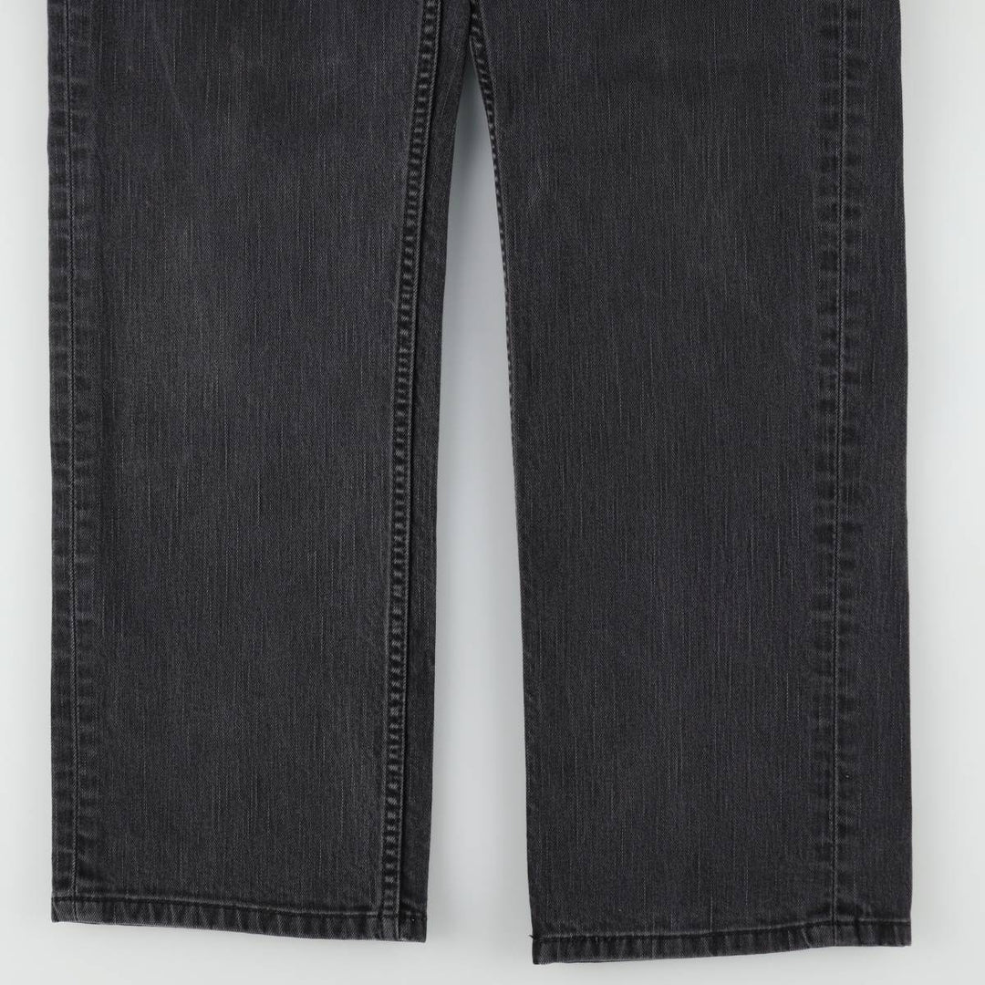 Levi's 559 Black Denim Straight Leg Jeans, Men's Size W37 (approx.) cotton black type Vintage Second Hand