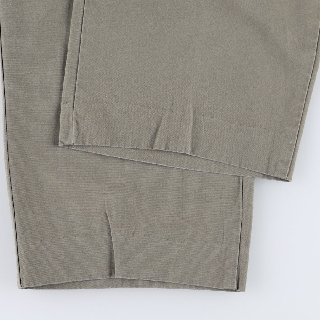 Ralph Lauren POLO by Ralph Lauren HAMMOND PANT, two-pleat chino pants, men's w35 equivalent cotton gray type Vintage Second Hand