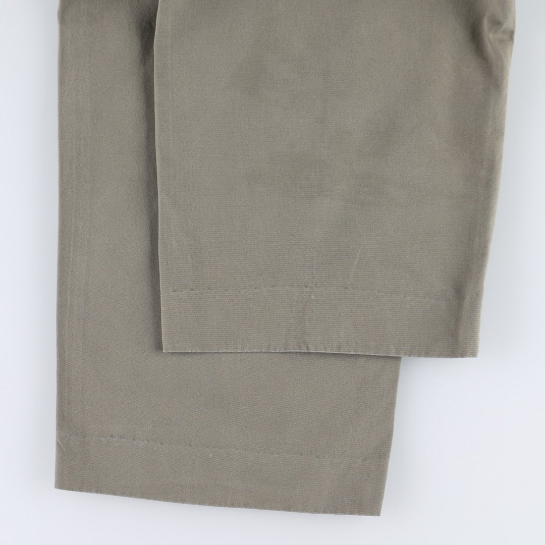 Ralph Lauren POLO by Ralph Lauren HAMMOND PANT, two-pleat chino pants, men's w35 equivalent cotton gray type Vintage Second Hand