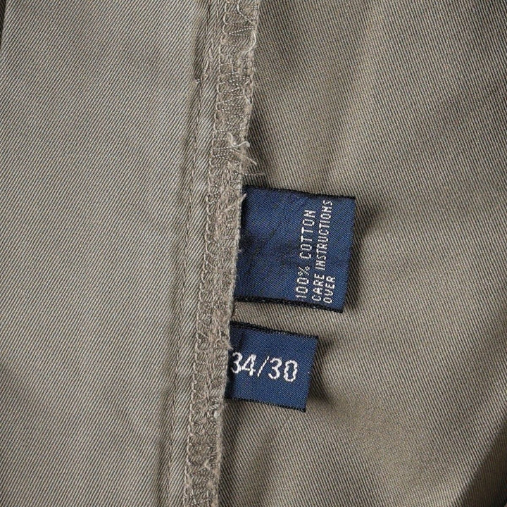 Ralph Lauren Polo Ralph Lauren HAMMOND PANT Two-pleat Chino Pants Men's W34 (approx.) cotton Beige type Vintage Second Hand