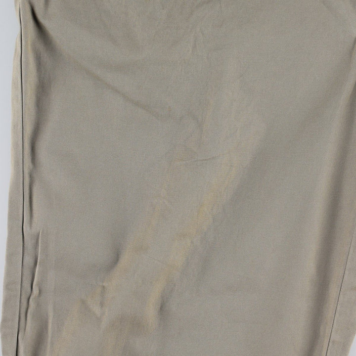 Ralph Lauren Polo Ralph Lauren HAMMOND PANT Two-pleat Chino Pants Men's W34 (approx.) cotton Beige type Vintage Second Hand