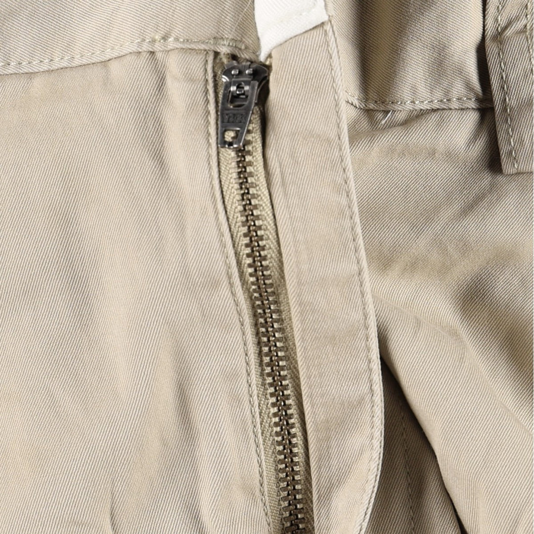 Ralph Lauren Polo Hammond Pant, two-pleat chino pants, men's size W32. cotton Beige type Vintage Second Hand